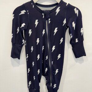 NEW Lightning bolt bamboo pajamas onesie